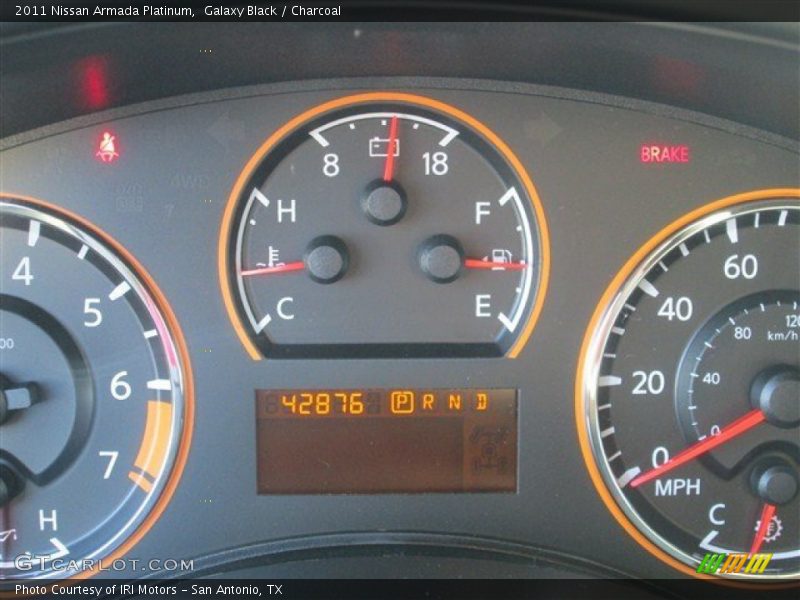 Galaxy Black / Charcoal 2011 Nissan Armada Platinum
