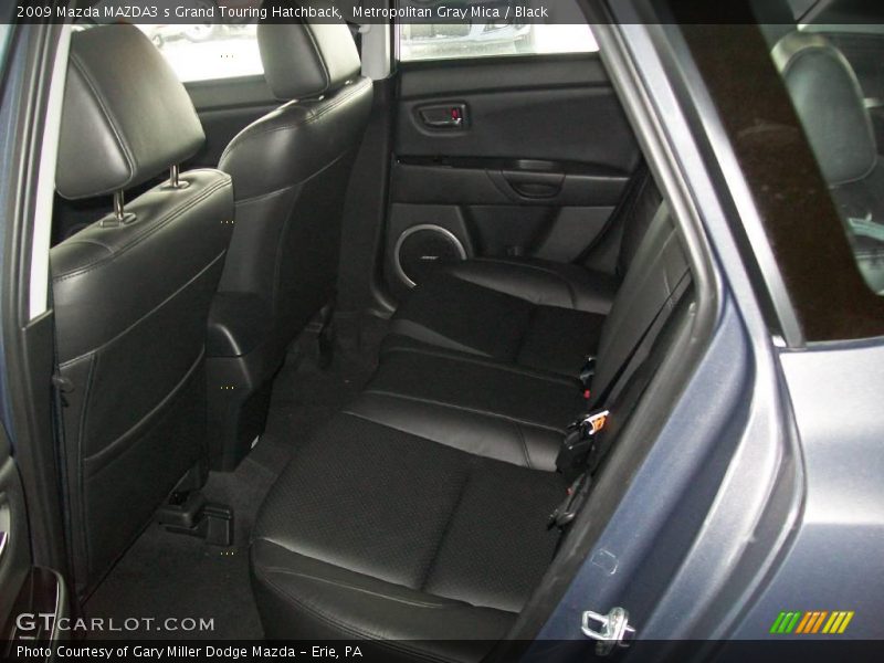 Metropolitan Gray Mica / Black 2009 Mazda MAZDA3 s Grand Touring Hatchback