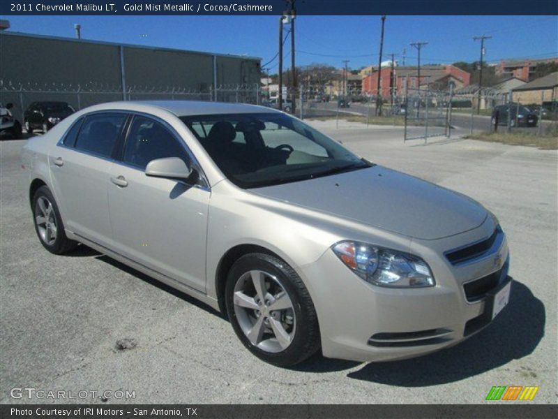 Gold Mist Metallic / Cocoa/Cashmere 2011 Chevrolet Malibu LT