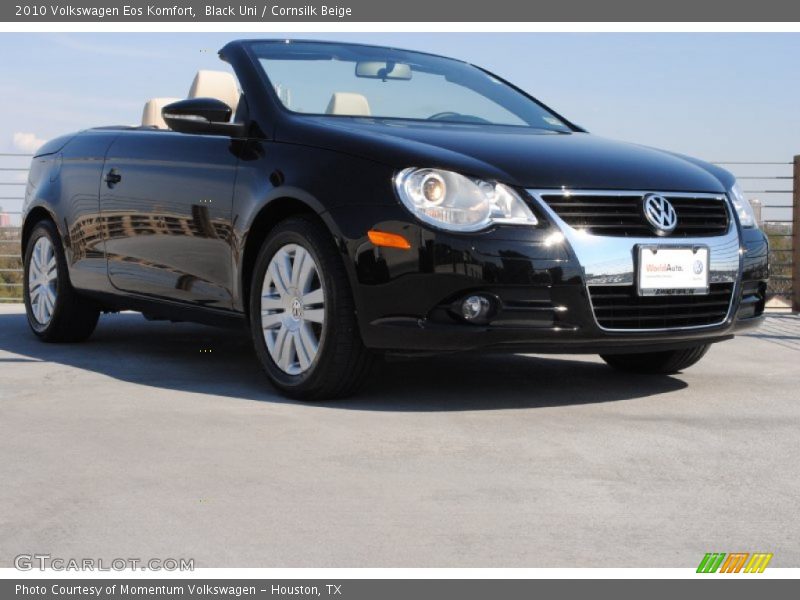 Black Uni / Cornsilk Beige 2010 Volkswagen Eos Komfort
