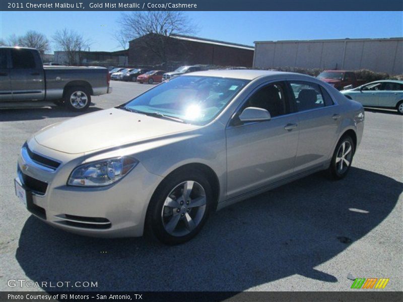 Gold Mist Metallic / Cocoa/Cashmere 2011 Chevrolet Malibu LT