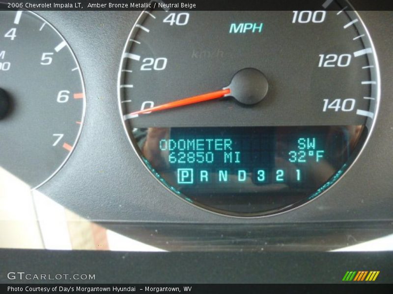 Amber Bronze Metallic / Neutral Beige 2006 Chevrolet Impala LT