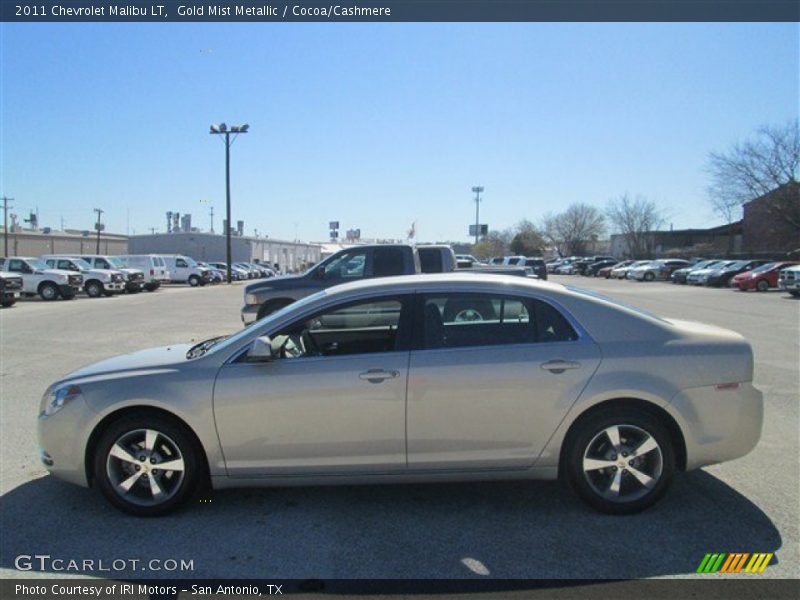 Gold Mist Metallic / Cocoa/Cashmere 2011 Chevrolet Malibu LT