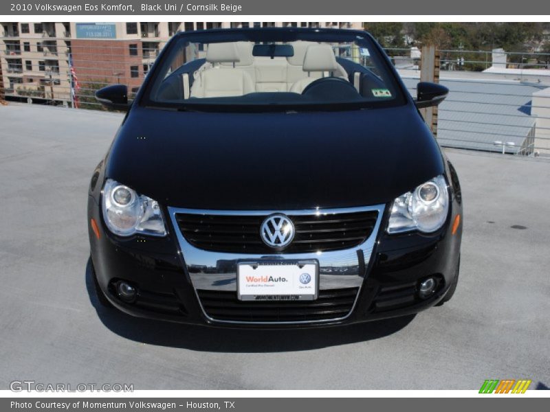 Black Uni / Cornsilk Beige 2010 Volkswagen Eos Komfort