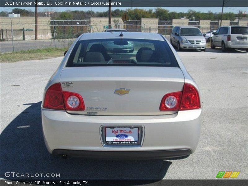 Gold Mist Metallic / Cocoa/Cashmere 2011 Chevrolet Malibu LT