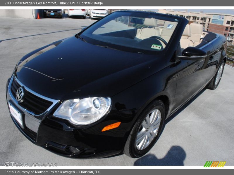 Black Uni / Cornsilk Beige 2010 Volkswagen Eos Komfort