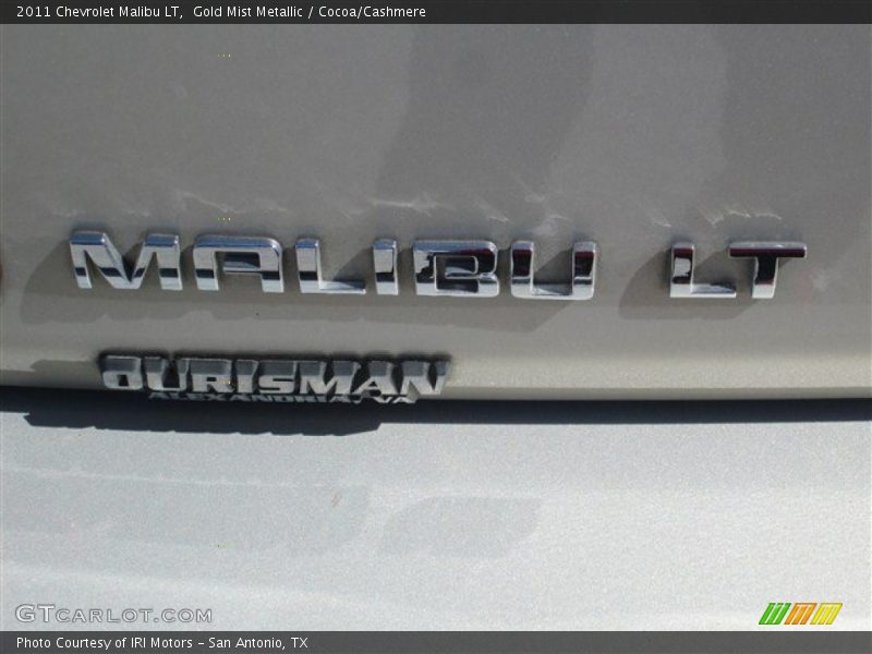 Gold Mist Metallic / Cocoa/Cashmere 2011 Chevrolet Malibu LT