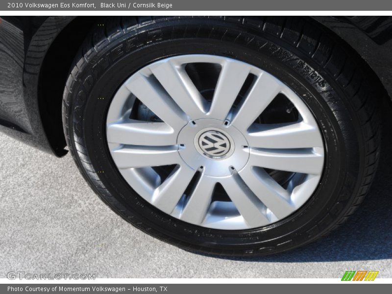 Black Uni / Cornsilk Beige 2010 Volkswagen Eos Komfort