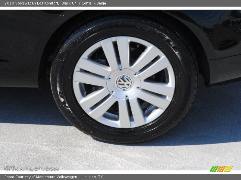Black Uni / Cornsilk Beige 2010 Volkswagen Eos Komfort