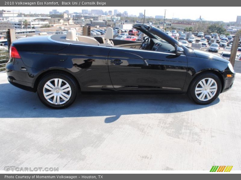 Black Uni / Cornsilk Beige 2010 Volkswagen Eos Komfort