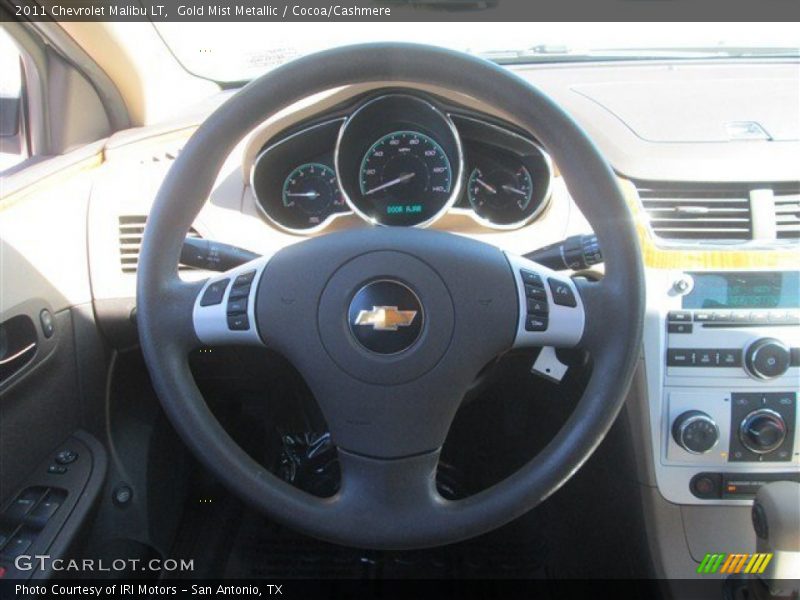 Gold Mist Metallic / Cocoa/Cashmere 2011 Chevrolet Malibu LT