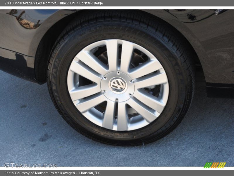 Black Uni / Cornsilk Beige 2010 Volkswagen Eos Komfort