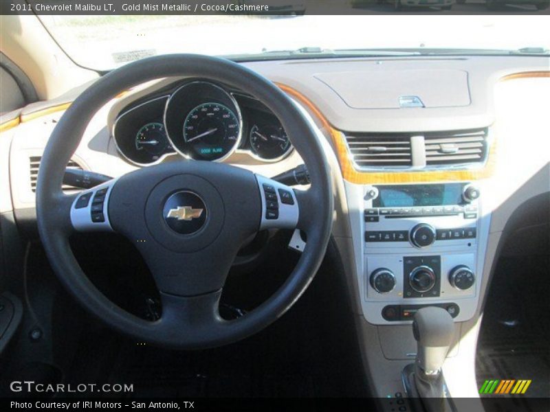 Gold Mist Metallic / Cocoa/Cashmere 2011 Chevrolet Malibu LT