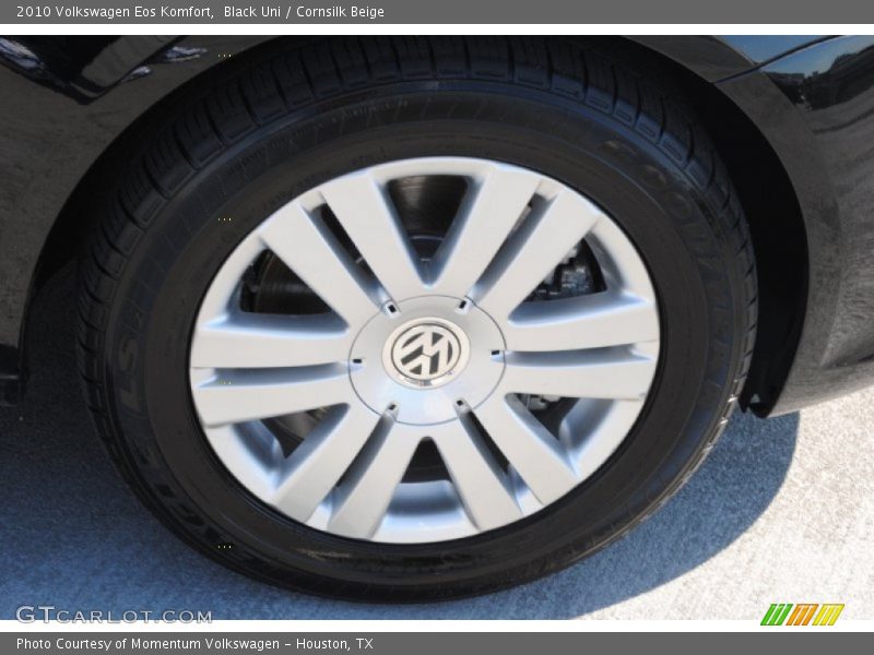 Black Uni / Cornsilk Beige 2010 Volkswagen Eos Komfort