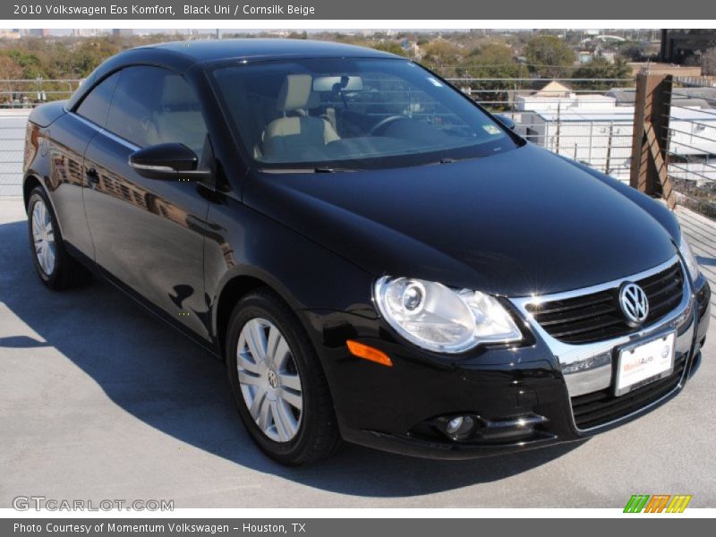 Black Uni / Cornsilk Beige 2010 Volkswagen Eos Komfort