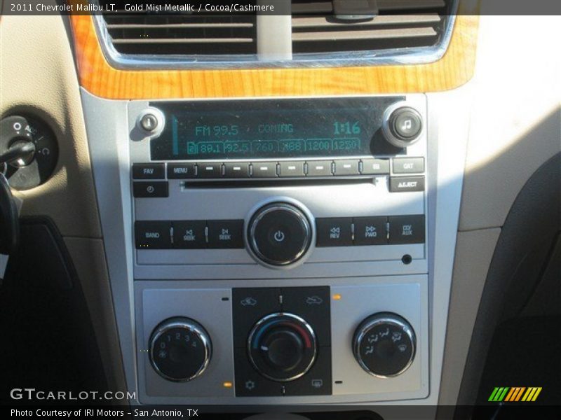 Gold Mist Metallic / Cocoa/Cashmere 2011 Chevrolet Malibu LT