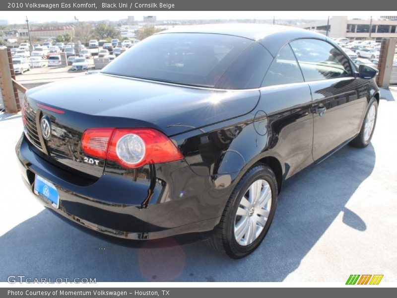 Black Uni / Cornsilk Beige 2010 Volkswagen Eos Komfort