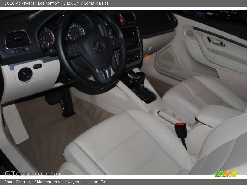 Cornsilk Beige Interior - 2010 Eos Komfort 