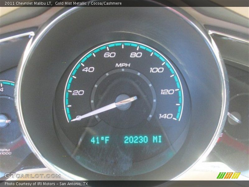 Gold Mist Metallic / Cocoa/Cashmere 2011 Chevrolet Malibu LT