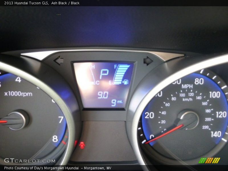 Ash Black / Black 2013 Hyundai Tucson GLS