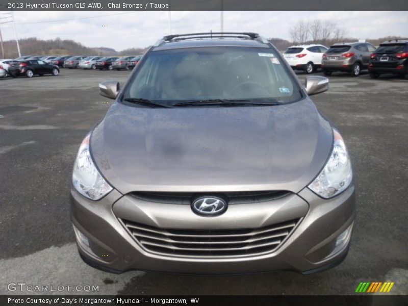 Chai Bronze / Taupe 2013 Hyundai Tucson GLS AWD