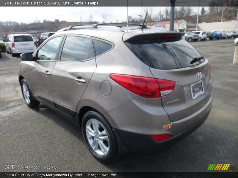 Chai Bronze / Taupe 2013 Hyundai Tucson GLS AWD