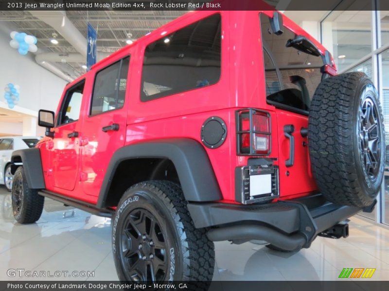 Rock Lobster Red / Black 2013 Jeep Wrangler Unlimited Moab Edition 4x4