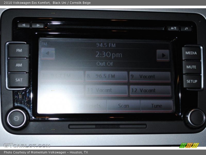 Black Uni / Cornsilk Beige 2010 Volkswagen Eos Komfort