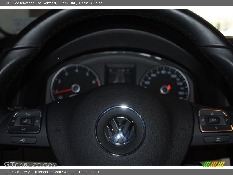 Black Uni / Cornsilk Beige 2010 Volkswagen Eos Komfort