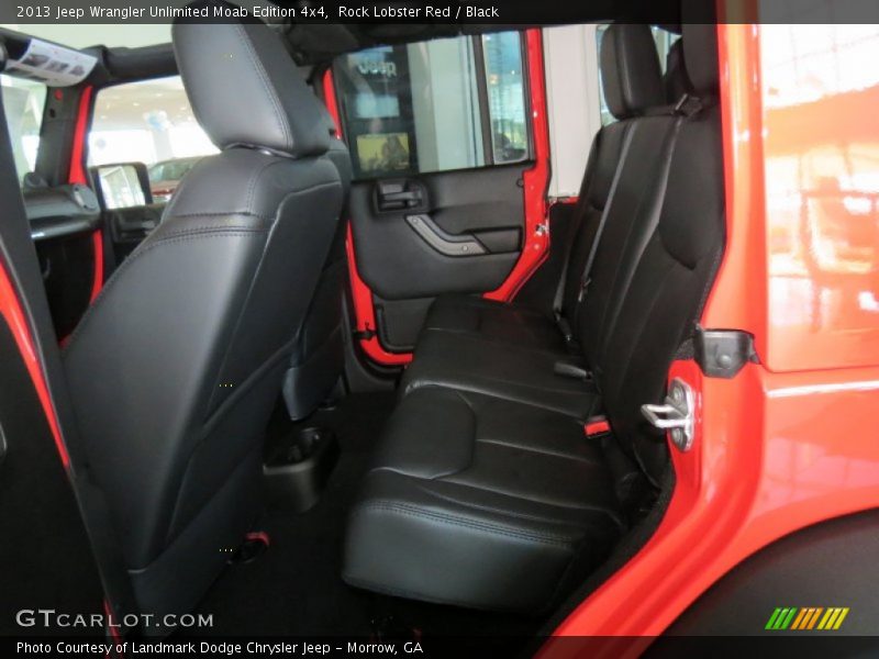 Rear Seat of 2013 Wrangler Unlimited Moab Edition 4x4