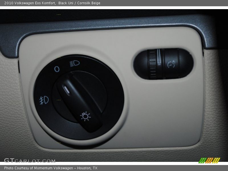 Black Uni / Cornsilk Beige 2010 Volkswagen Eos Komfort