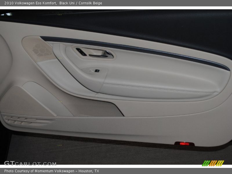Black Uni / Cornsilk Beige 2010 Volkswagen Eos Komfort