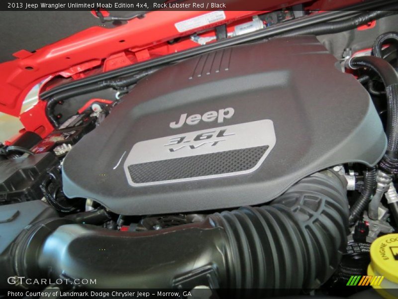  2013 Wrangler Unlimited Moab Edition 4x4 Engine - 3.6 Liter DOHC 24-Valve VVT Pentastar V6