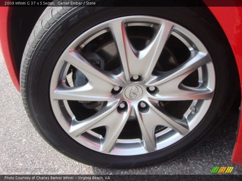 Garnet Ember / Stone 2009 Infiniti G 37 x S Sedan