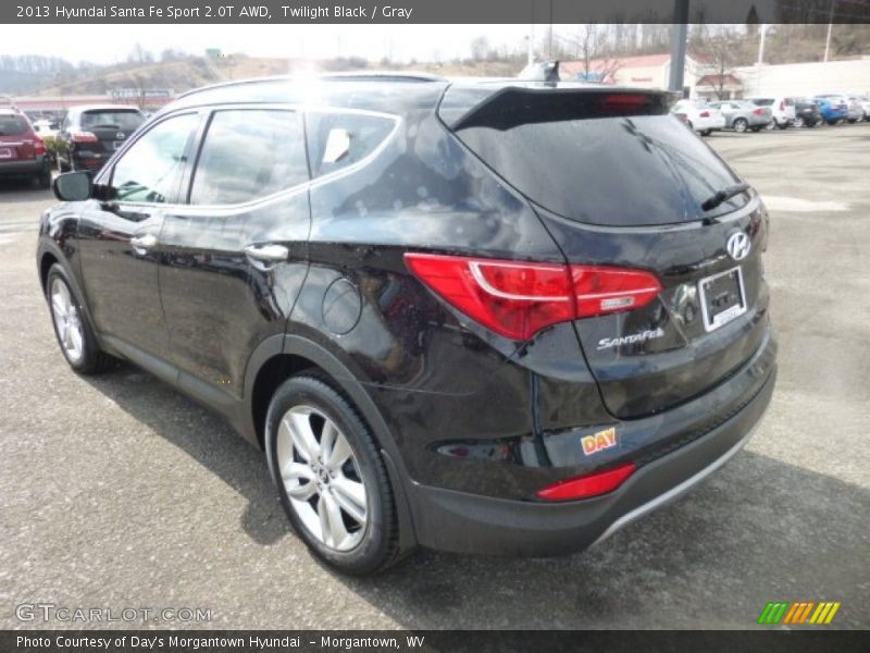 Twilight Black / Gray 2013 Hyundai Santa Fe Sport 2.0T AWD