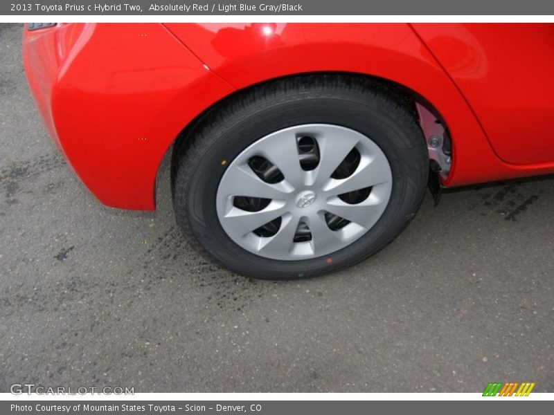 2013 Prius c Hybrid Two Wheel