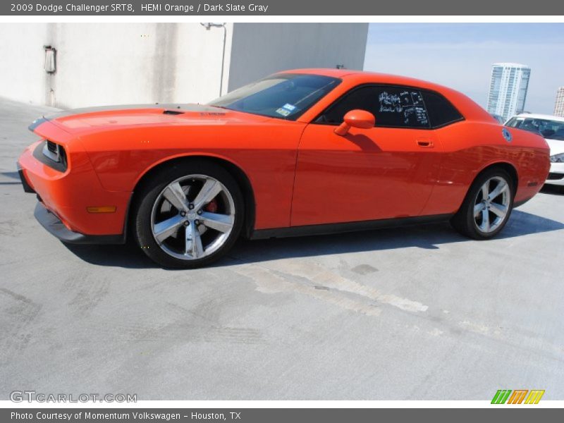 HEMI Orange / Dark Slate Gray 2009 Dodge Challenger SRT8