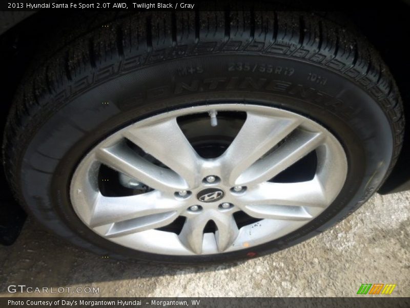 Twilight Black / Gray 2013 Hyundai Santa Fe Sport 2.0T AWD