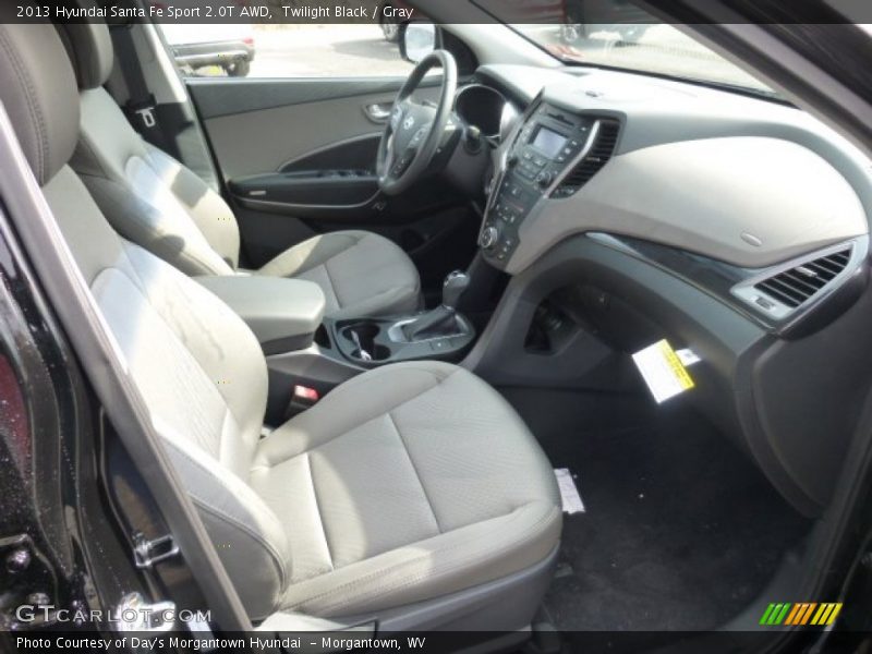 Twilight Black / Gray 2013 Hyundai Santa Fe Sport 2.0T AWD