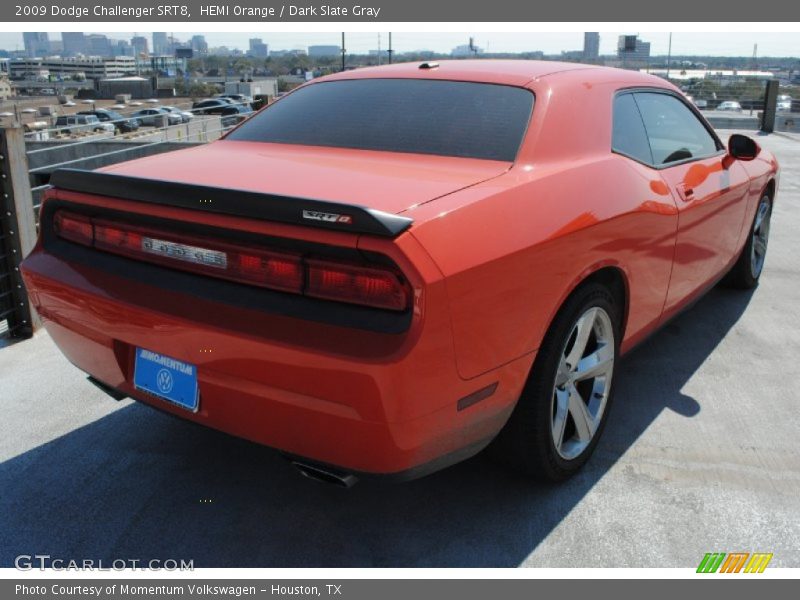 HEMI Orange / Dark Slate Gray 2009 Dodge Challenger SRT8