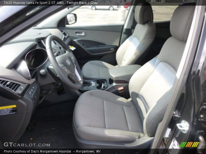 Twilight Black / Gray 2013 Hyundai Santa Fe Sport 2.0T AWD