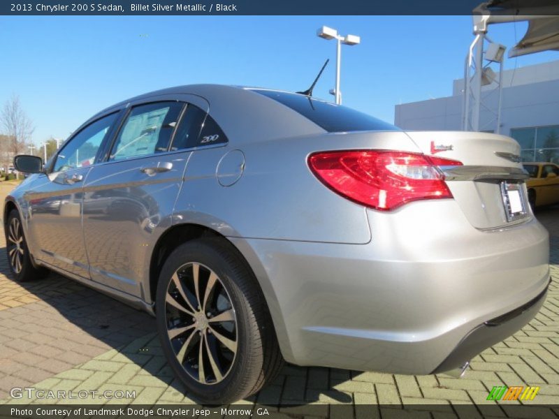 Billet Silver Metallic / Black 2013 Chrysler 200 S Sedan