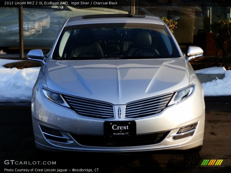 Ingot Silver / Charcoal Black 2013 Lincoln MKZ 2.0L EcoBoost AWD