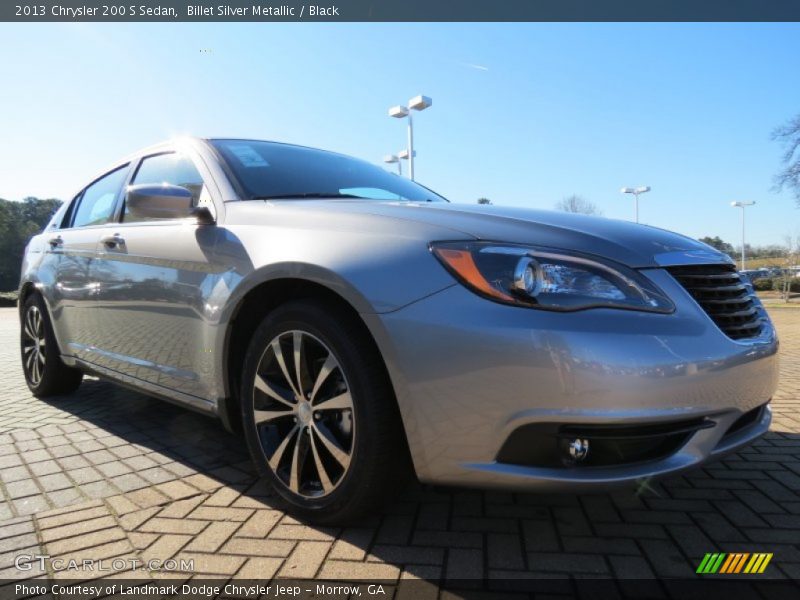 Billet Silver Metallic / Black 2013 Chrysler 200 S Sedan