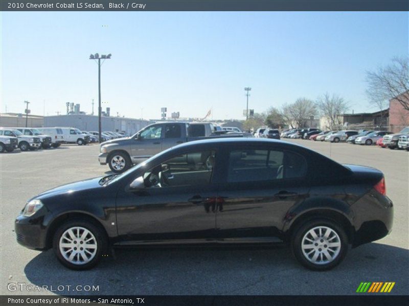 Black / Gray 2010 Chevrolet Cobalt LS Sedan