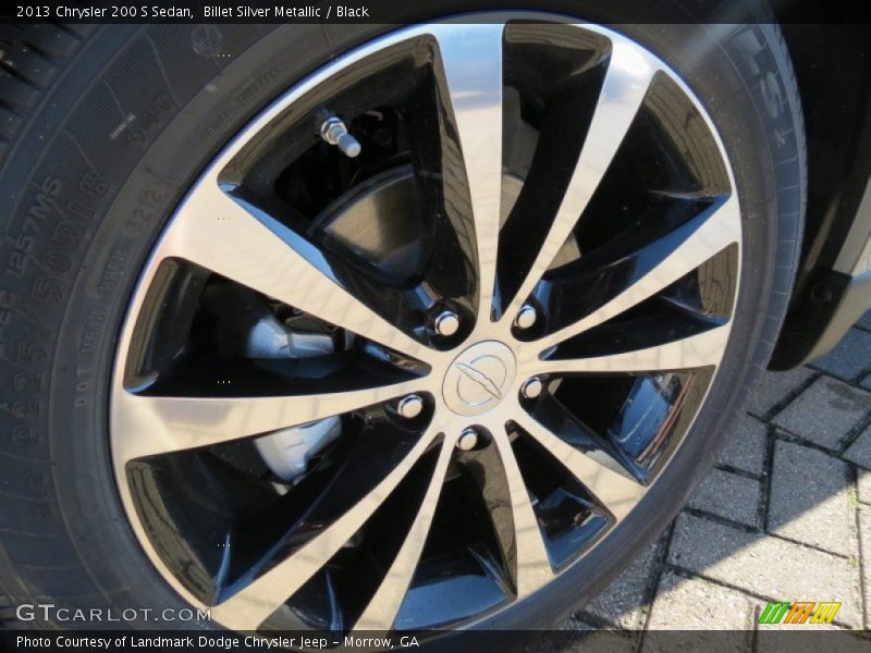 Billet Silver Metallic / Black 2013 Chrysler 200 S Sedan