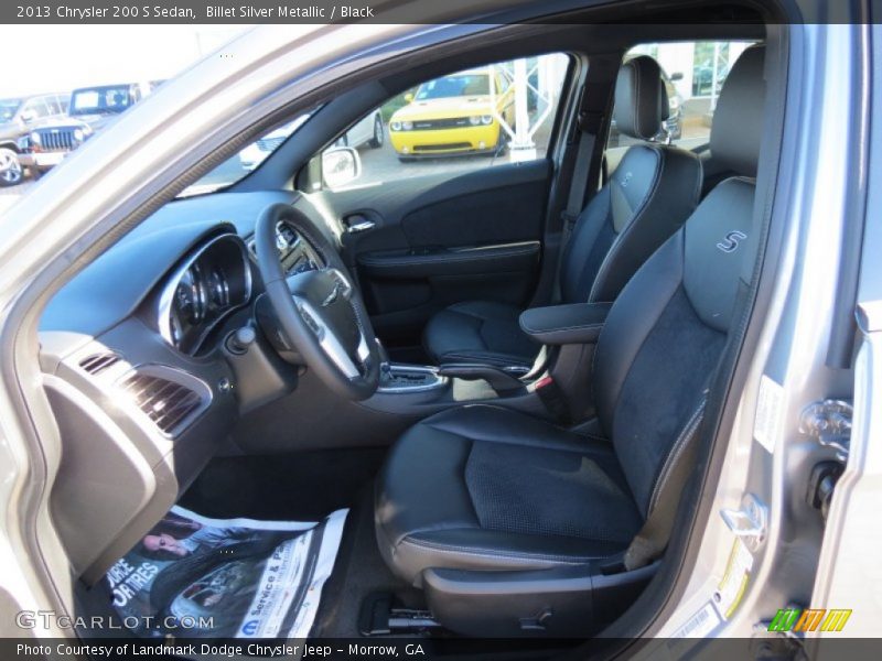 Billet Silver Metallic / Black 2013 Chrysler 200 S Sedan