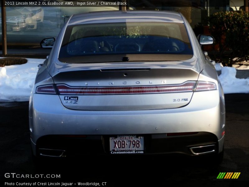 Ingot Silver / Charcoal Black 2013 Lincoln MKZ 2.0L EcoBoost AWD