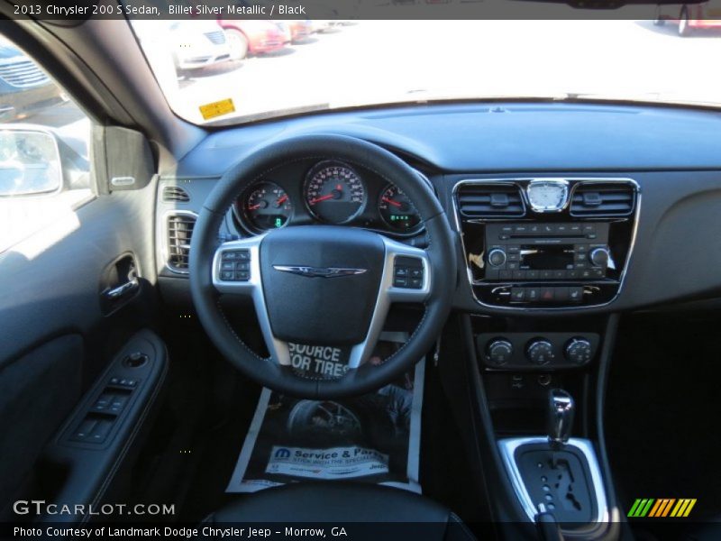 Billet Silver Metallic / Black 2013 Chrysler 200 S Sedan