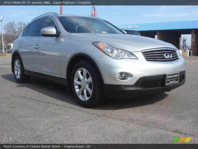 Liquid Platinum / Graphite 2010 Infiniti EX 35 Journey AWD
